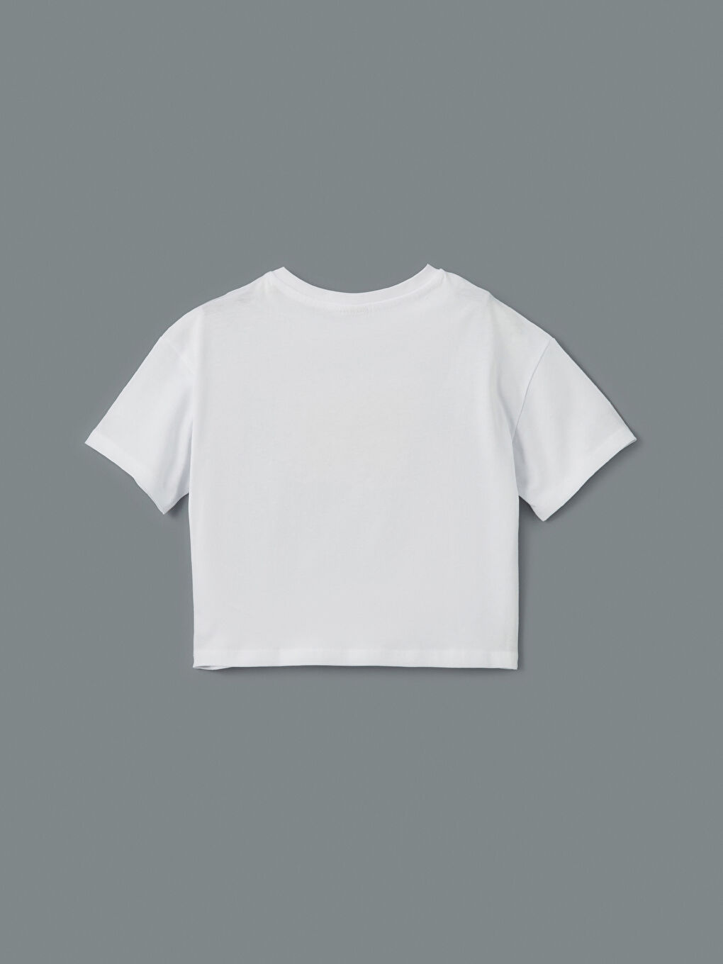 Crew Neck Girls' Crop T-Shirt 2-Pack -S5BA10Z4-TPR