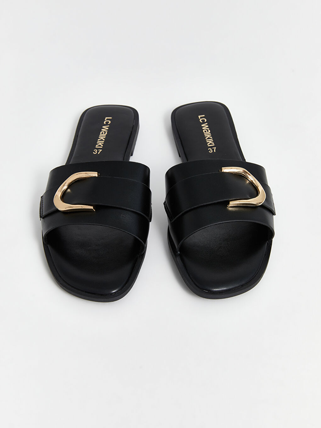 Women's Slippers with Applique Detail -S5BA67Z8-HUC
