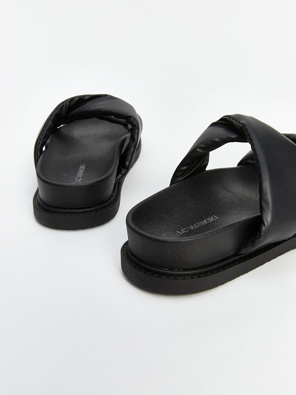 Pantoufles en Similicuir pour Femmes-4
