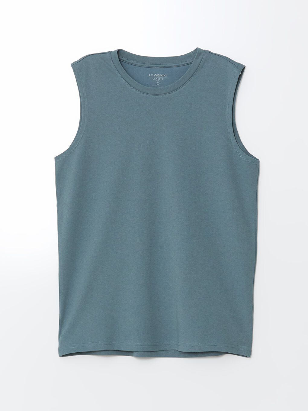 Crew Neck Men's Sleeveless T-Shirt -S5BA73Z8-YY0