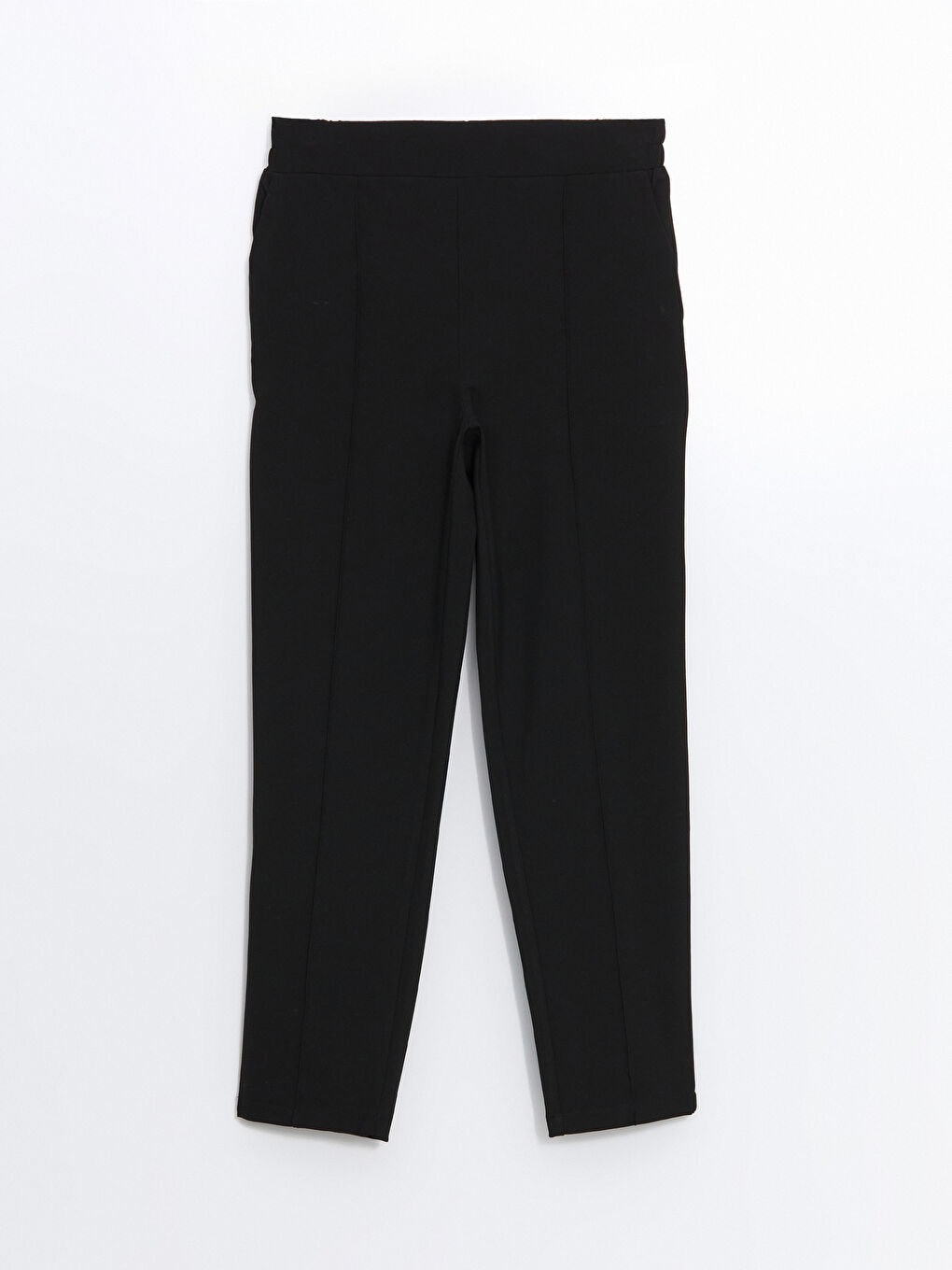 Women's Elasticated Waist Cigarette Trousers -S5BA75Z8-CVL