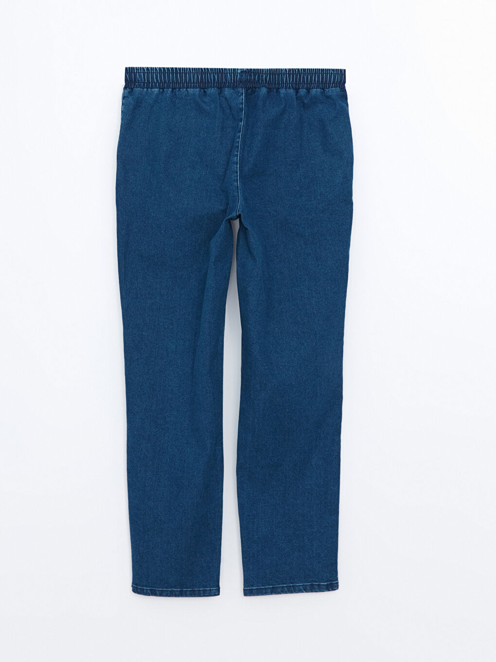 Elastic Waist Straight Fit Women's Jeans -S5BA80Z8-507