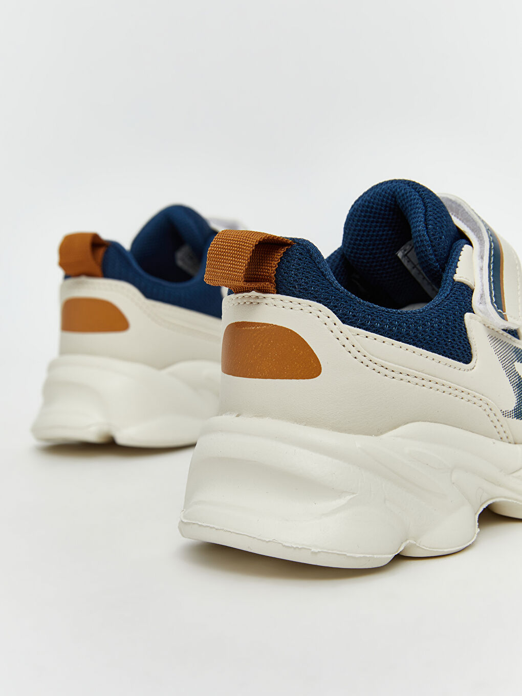 Petrol Bağcık ve Cırt Cırtlı Erkek Çocuk Spor Ayakkabı-4