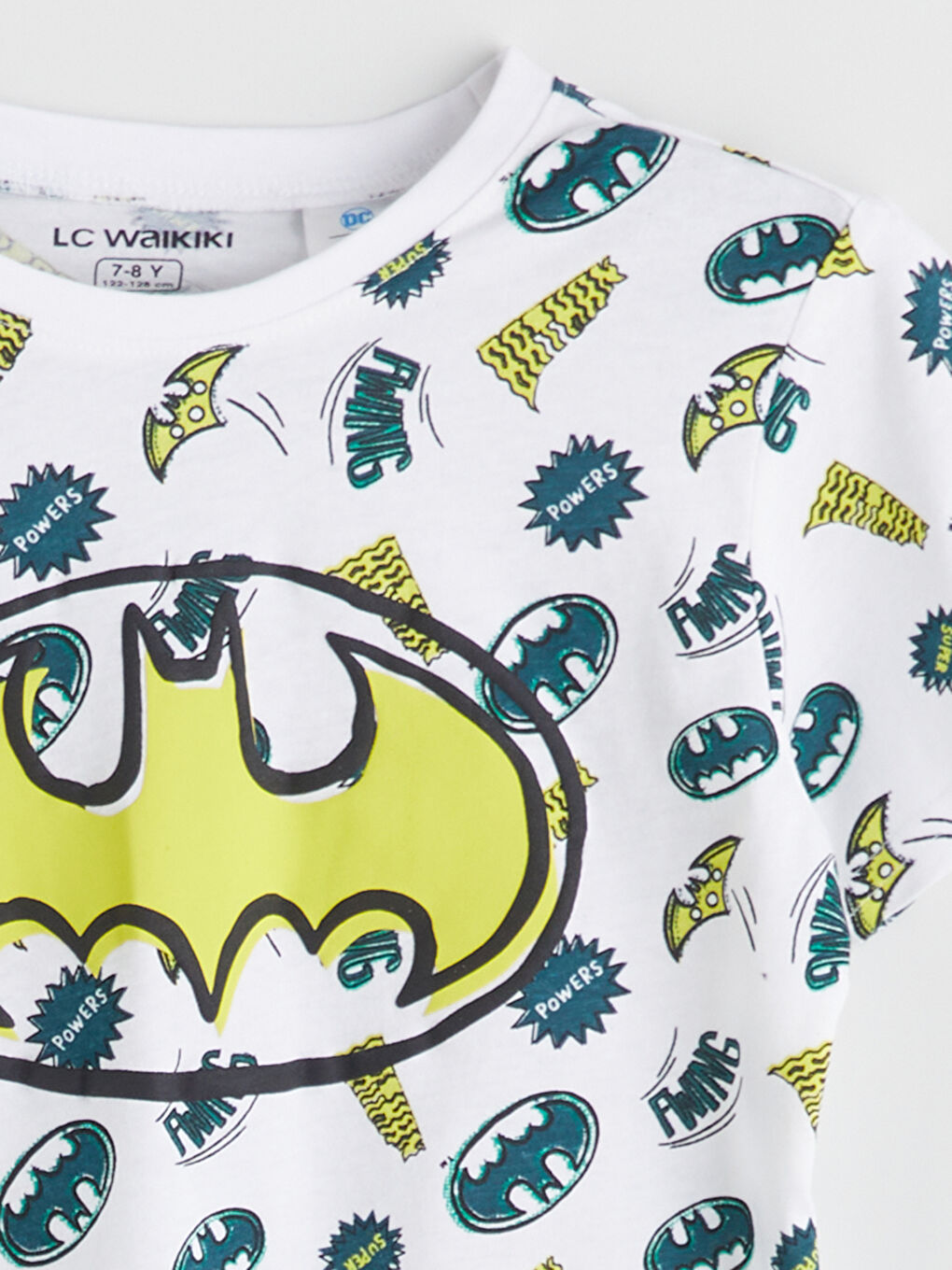 Crew Neck Batman Printed Boys' Shorts Pyjama Set -S5BB96Z4-LU7