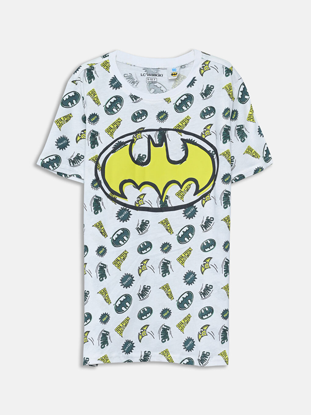 Crew Neck Batman Printed Boys' Shorts Pyjama Set -S5BB96Z4-LU7