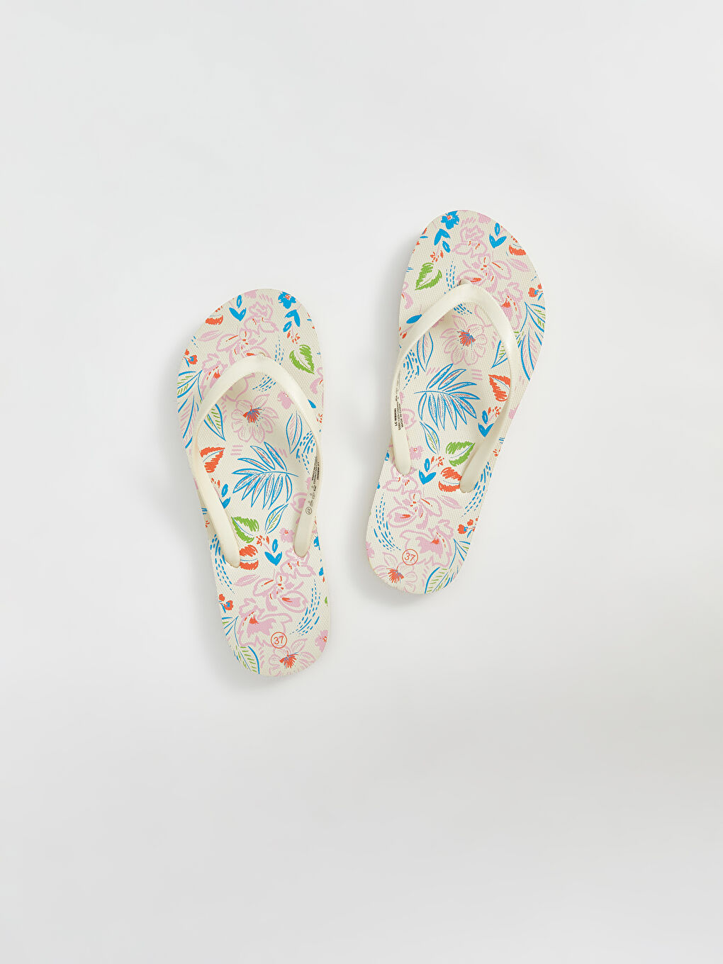 LC Waikiki Printed Flip Flops Women Beach Slippers -S5BC13Z8-M0T
