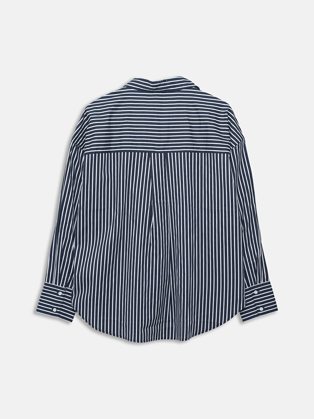 Striped Oversize Women's Shirt -S5BC18Z8-LEN