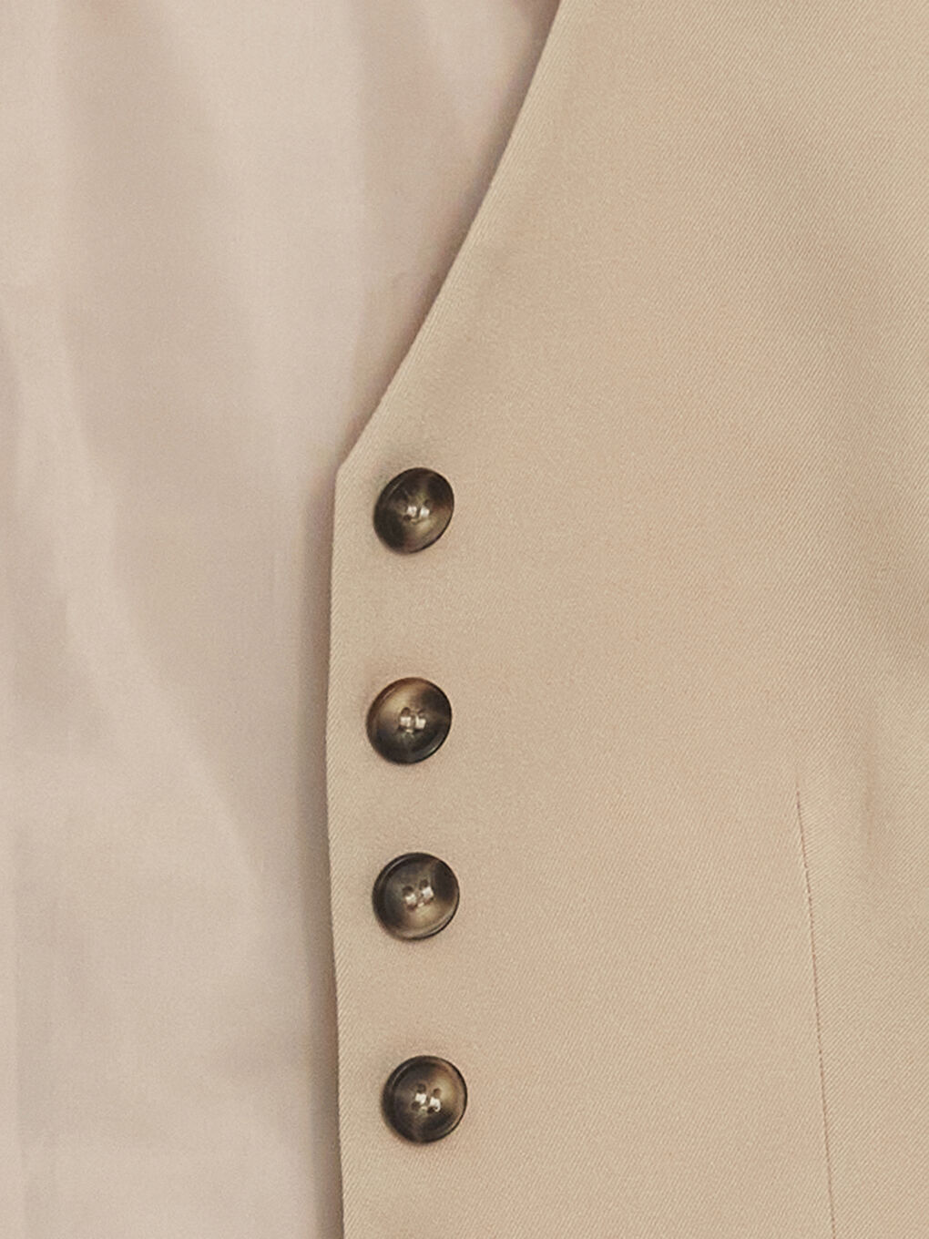LCW Vision V Neck Women's Classic Waistcoat -S5BC29Z8-CT2
