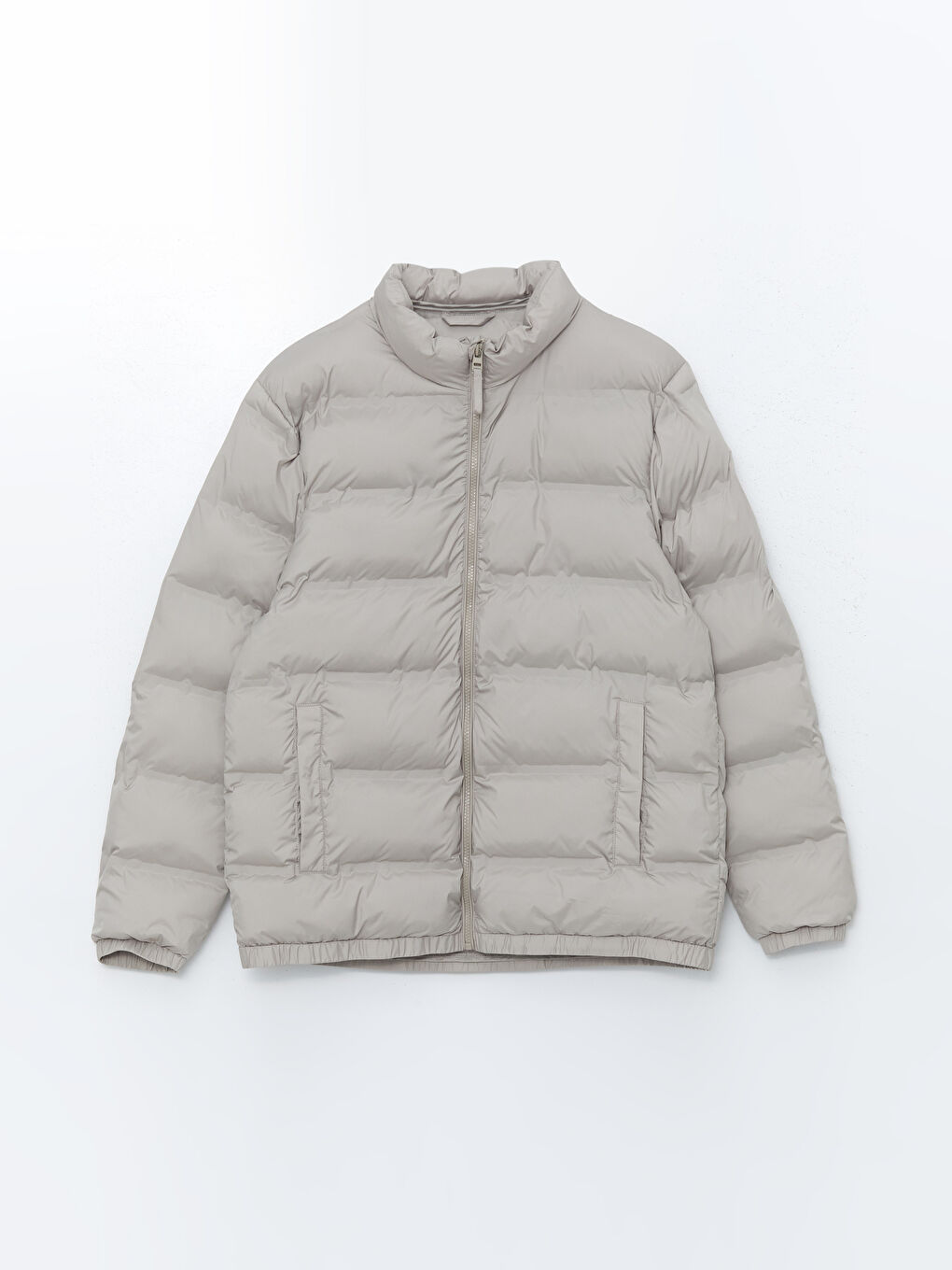 Manteau Bouffant pour Hommes Coupe Standard à Col Cheminée-5