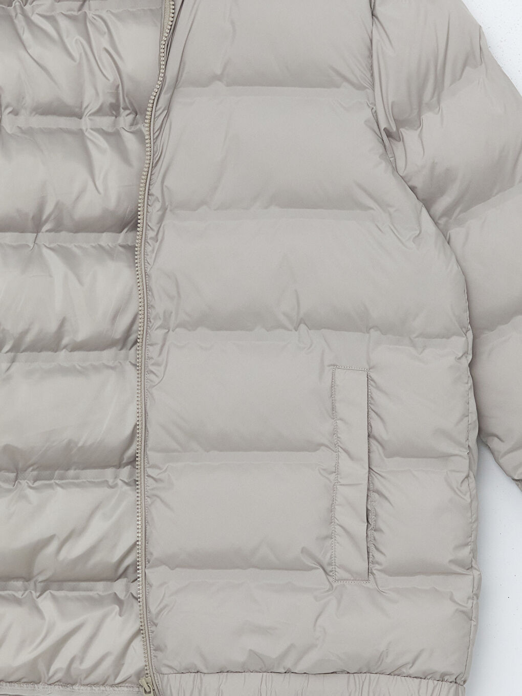 Manteau Bouffant pour Hommes Coupe Standard à Col Cheminée-7