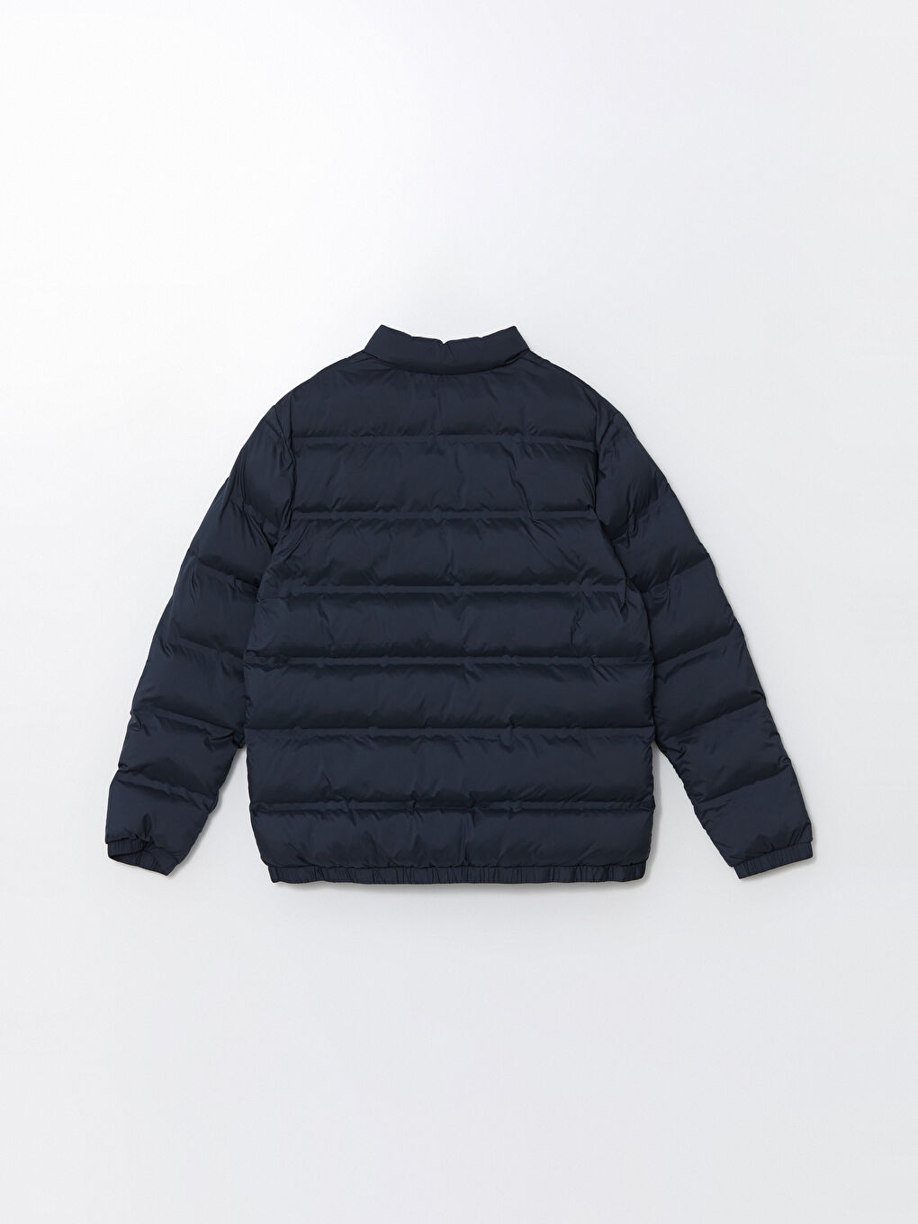 بالطو منتفخ بياقة قمع للرجال بمقاس عادي-7