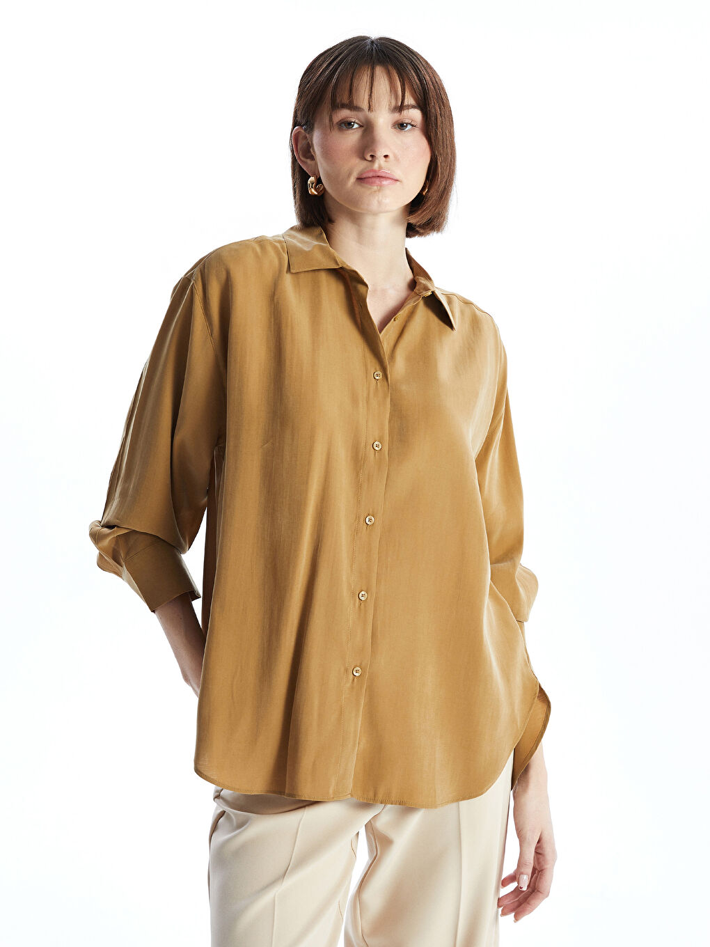 Loose Fit Women's Shirt -S5BC54Z8-T9X