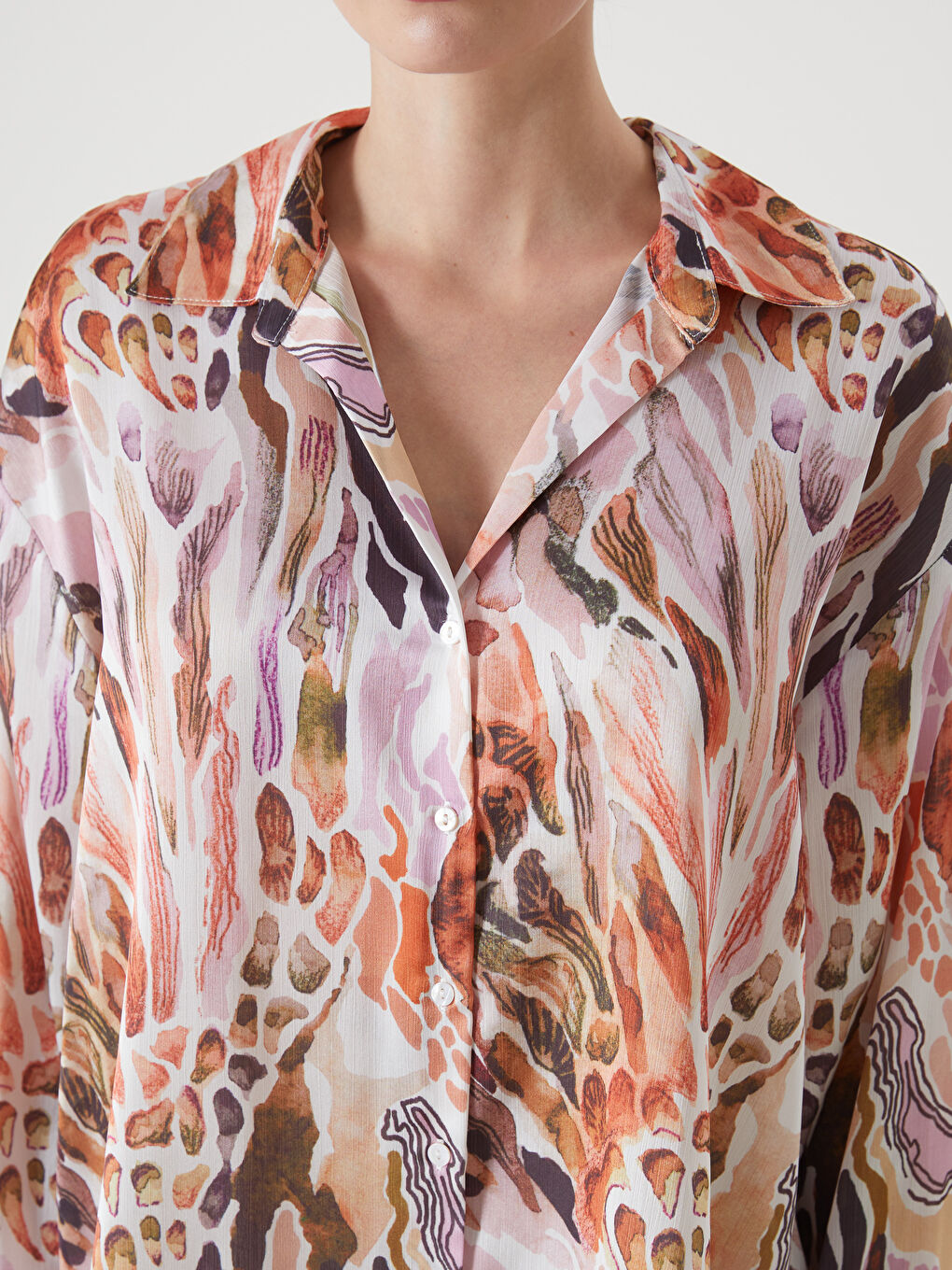 Loose Fit Women's Shirt -S5BC55Z8-LRR