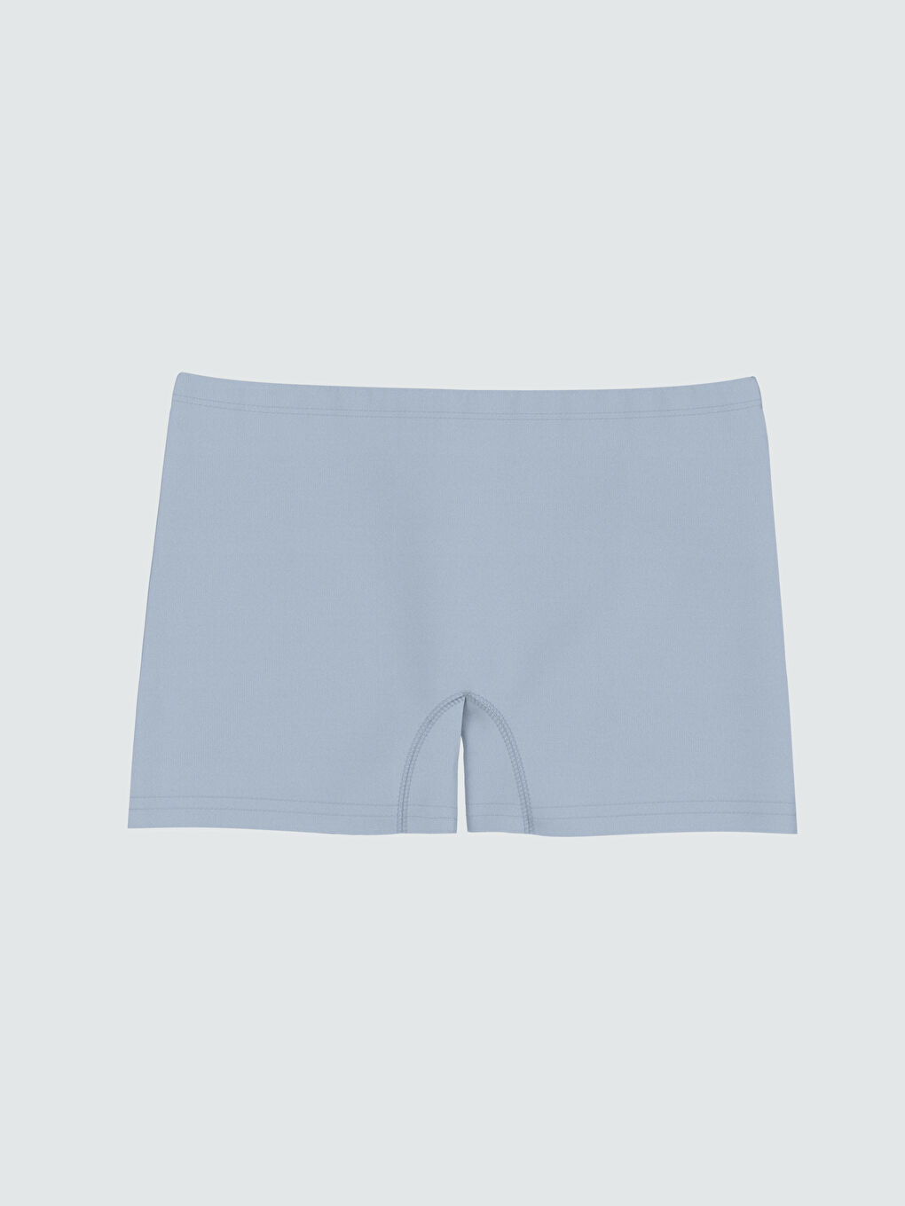 Mavi Beli Lastikli Basic Kız Çocuk Boxer