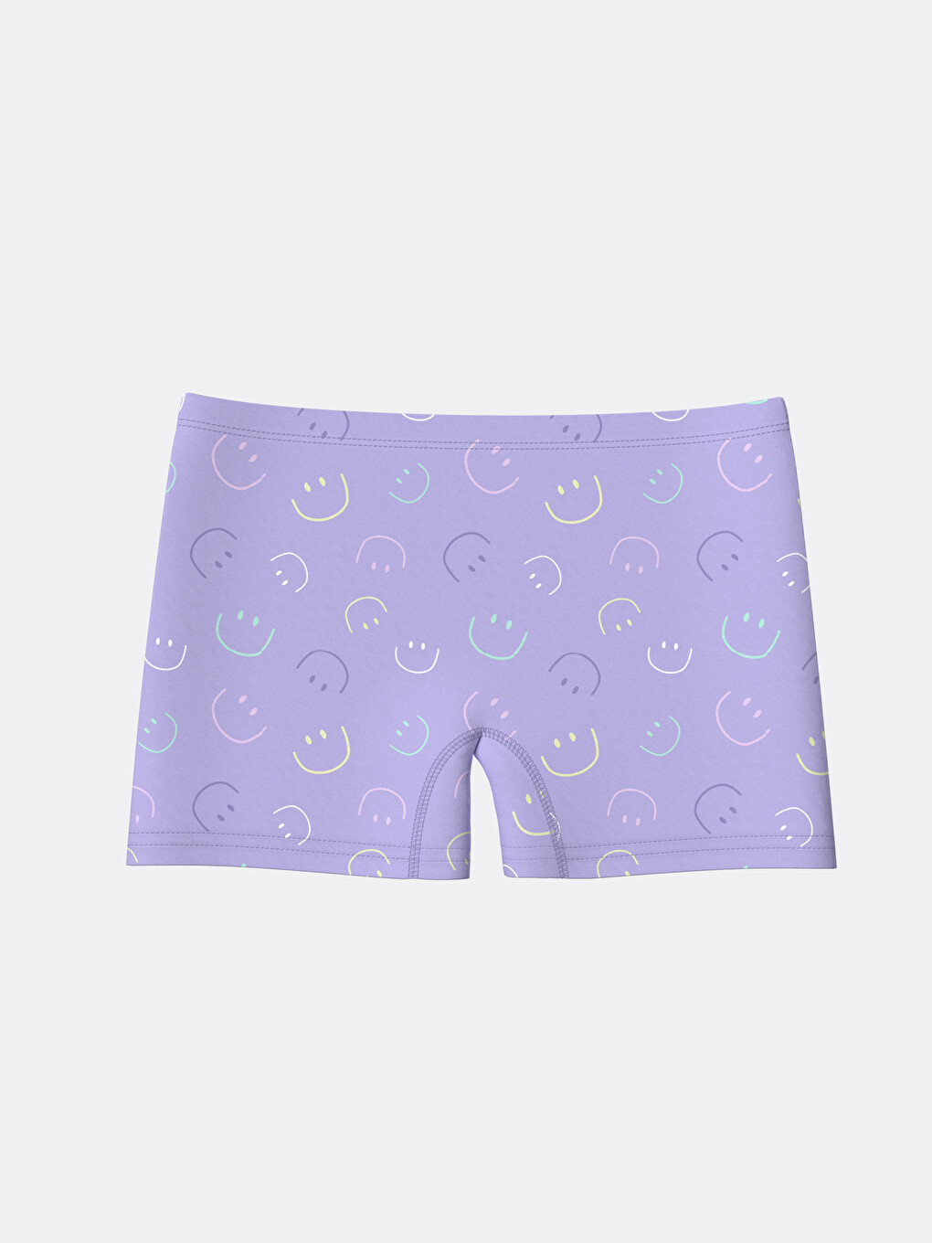 Pembe Baskılı Kız Çocuk Boxer-1