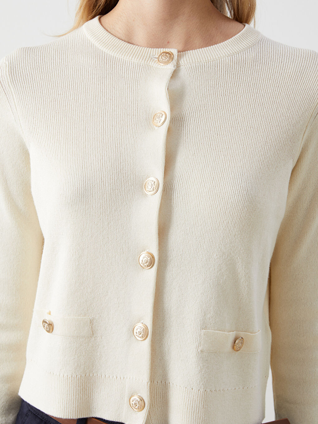 LCW Vision Cardigan Col Rond pour Femmes -S5BD36Z8-R9J
