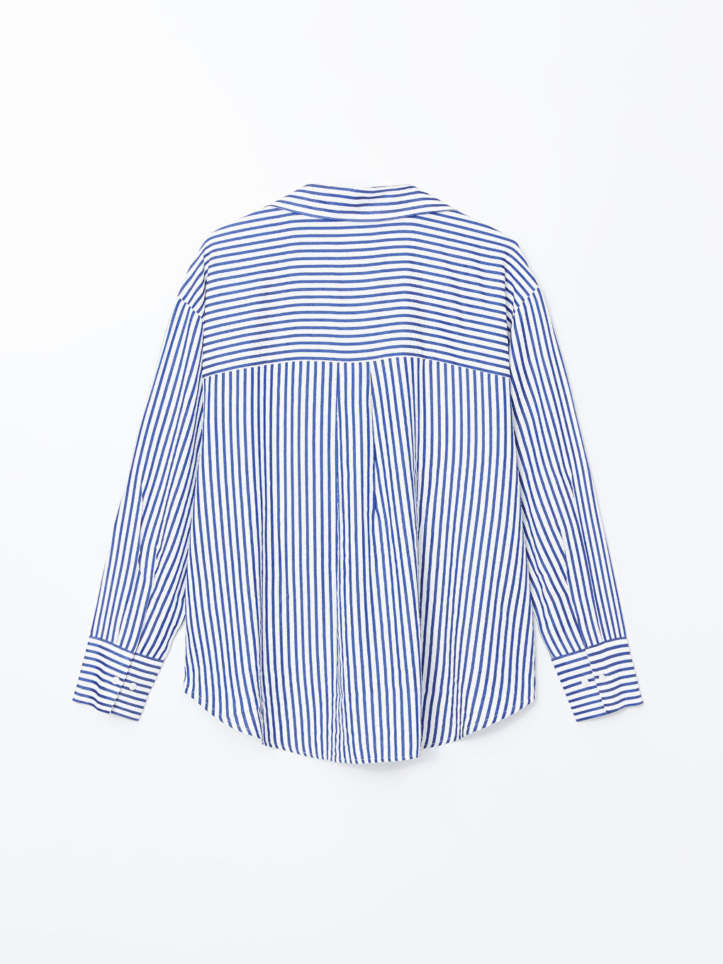 Striped Poplin Women's Shirt -S5BD71Z8-LEN