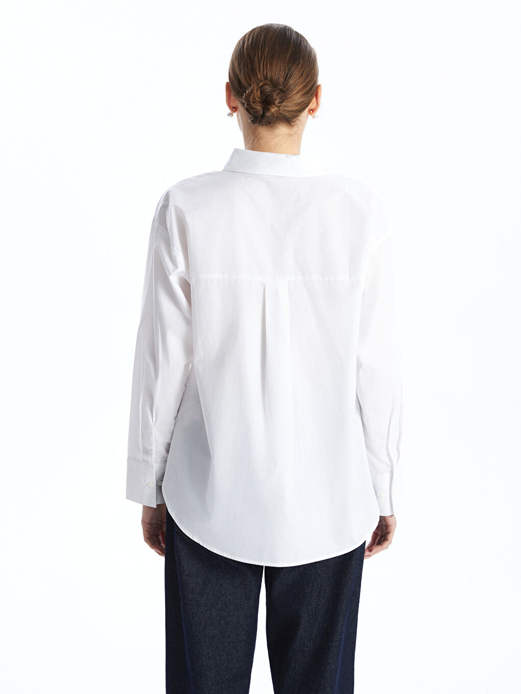 Poplin Women's Shirt -S5BD72Z8-Q6K
