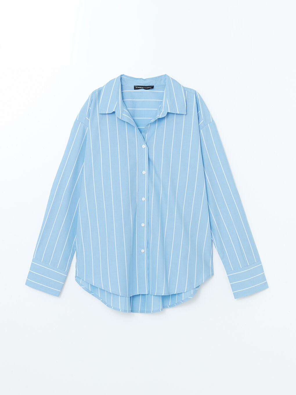 Regular Fit Poplin Women's Shirt -S5BD73Z8-LEN