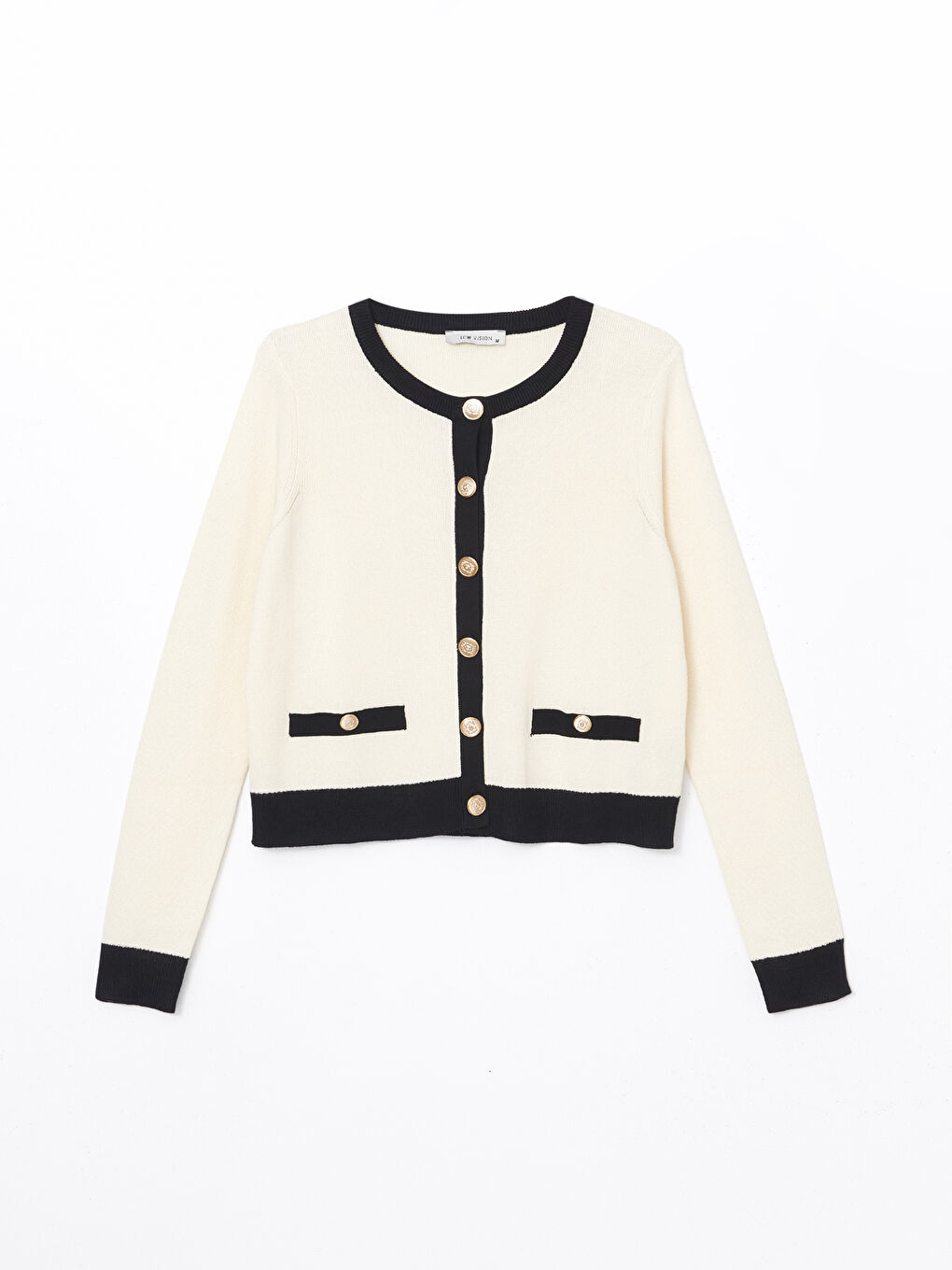 Дөңгелек жағалы әйелдерге арналған кардиган-4