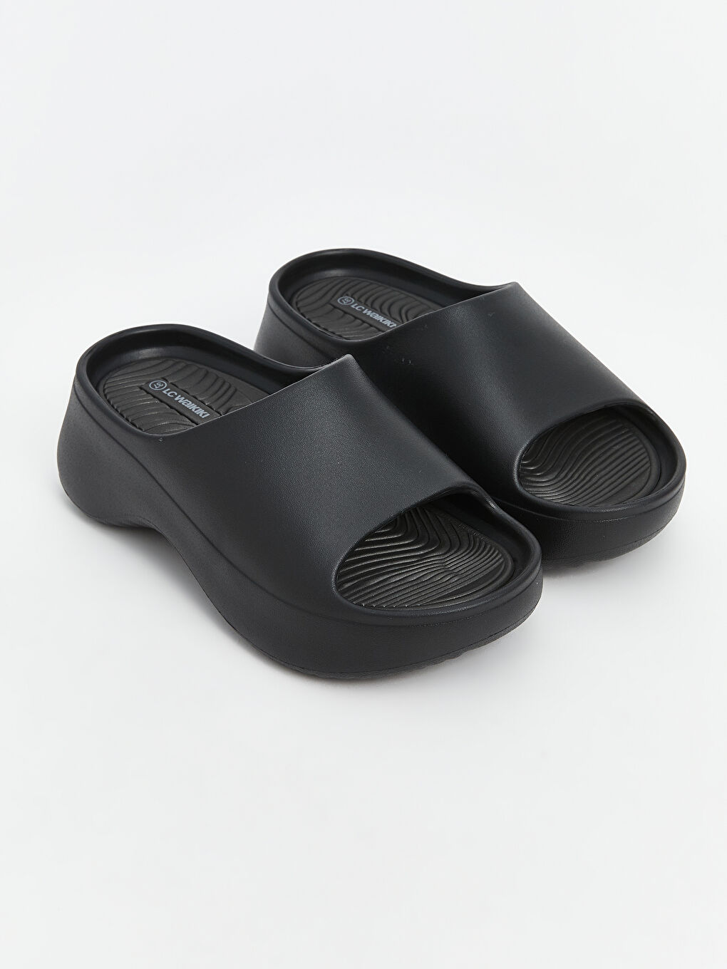 Faux Leather Women's Slippers -S5BD96Z8-CVL