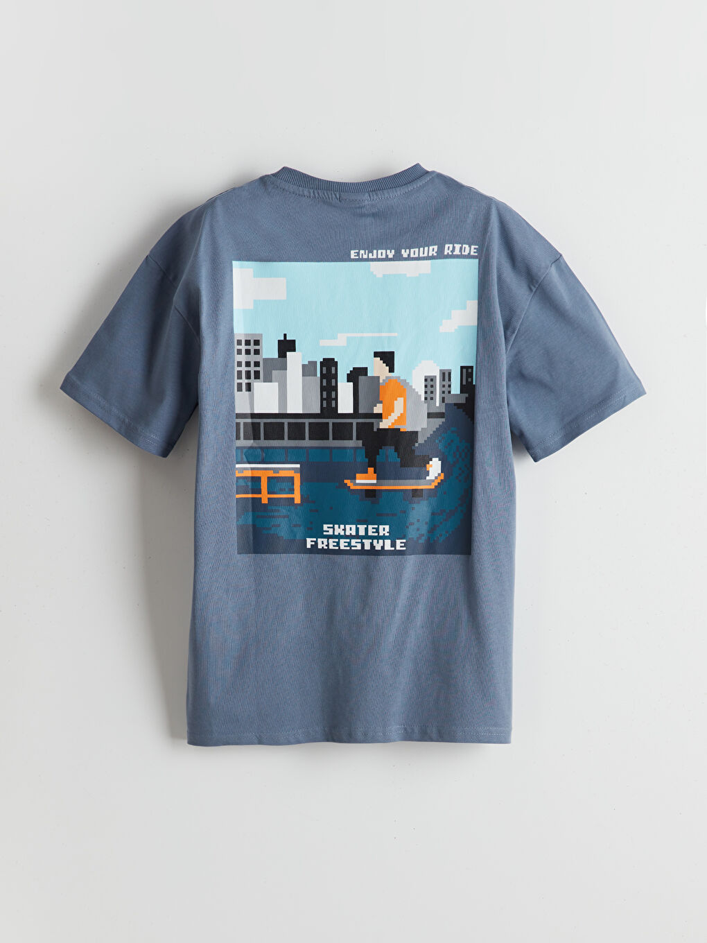 Crew Neck Boy T-Shirt -S5BE02Z4-YLA