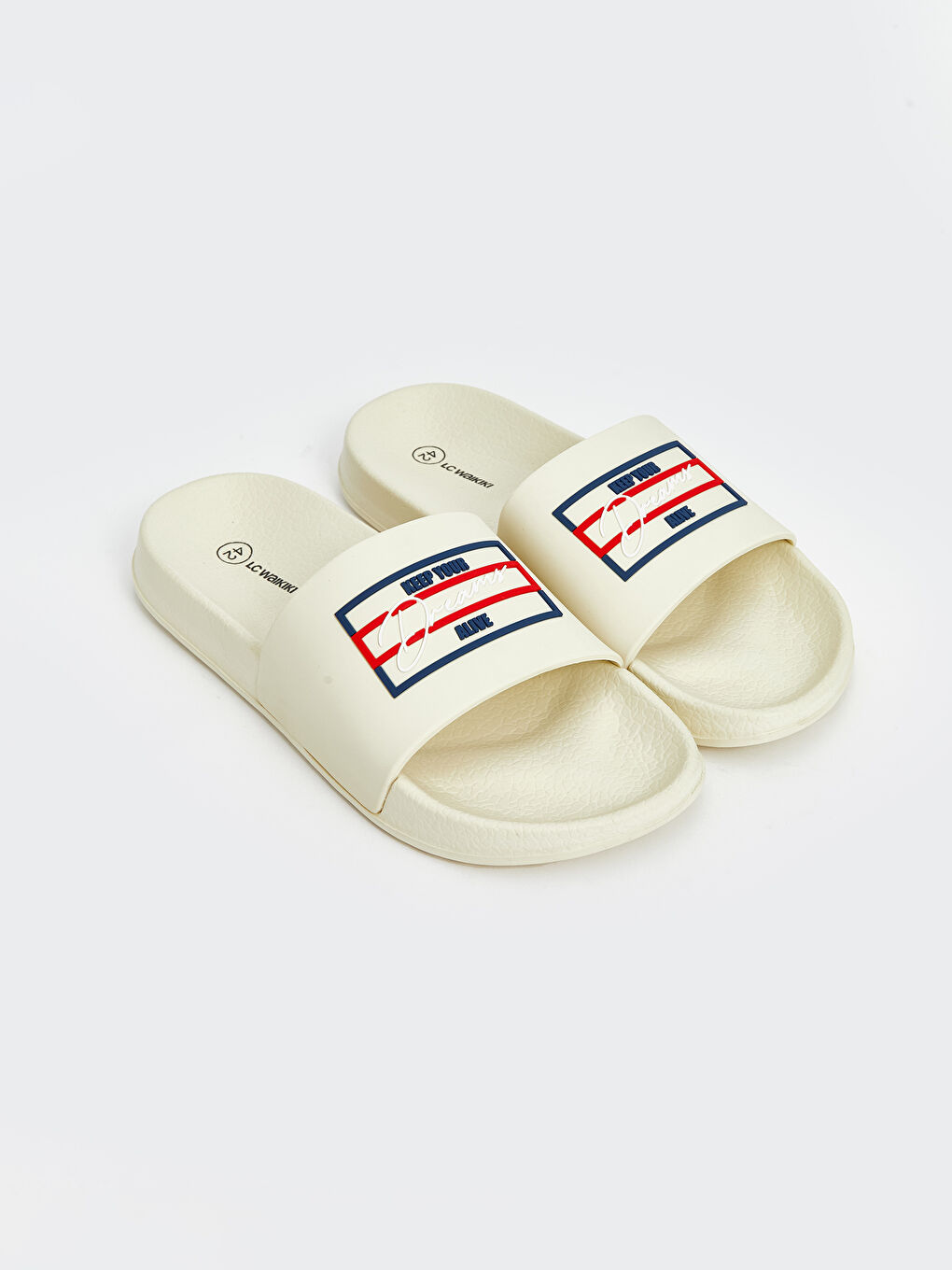 LC Waikiki Jednobandne Štampane Muške Papuče -S5BE18Z8-CR8