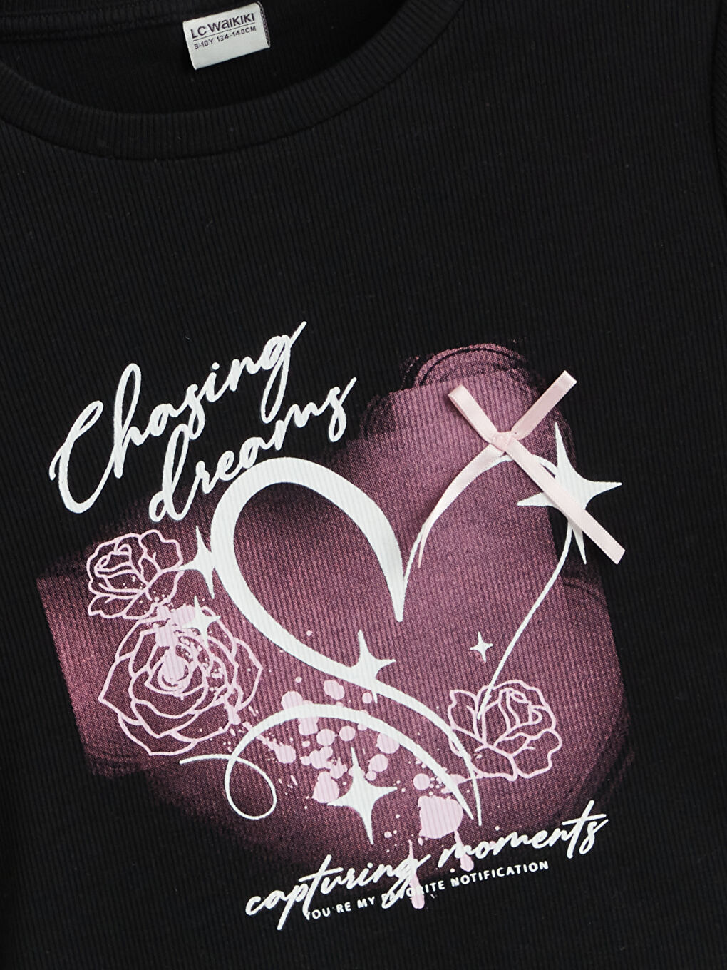 Crew Neck Girls' Crop T-Shirt -S5BE28Z4-CVL