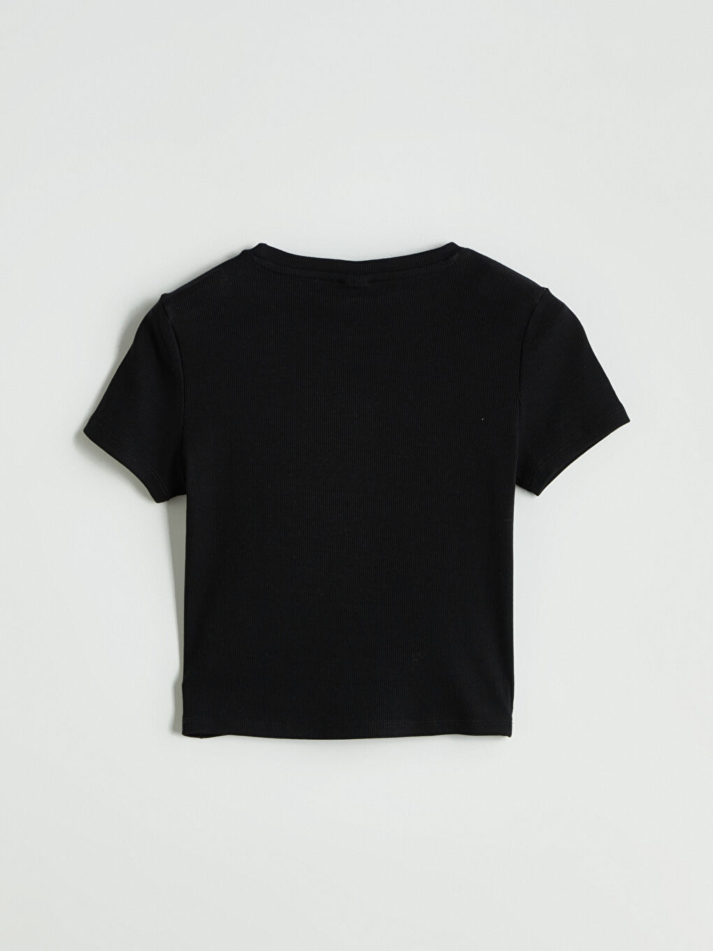Crew Neck Girls' Crop T-Shirt -S5BE28Z4-CVL