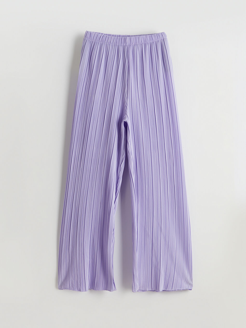 Elasticated Waist Textured Girls' Trousers -S5BE67Z4-VZE