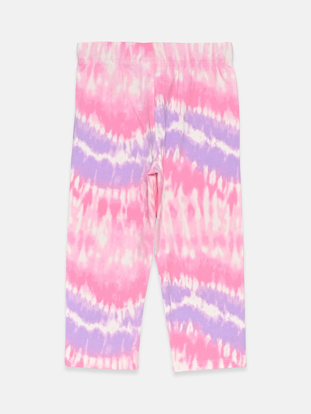 Beli Lastikli 3/4 Boy Kız Çocuk Tayt-1