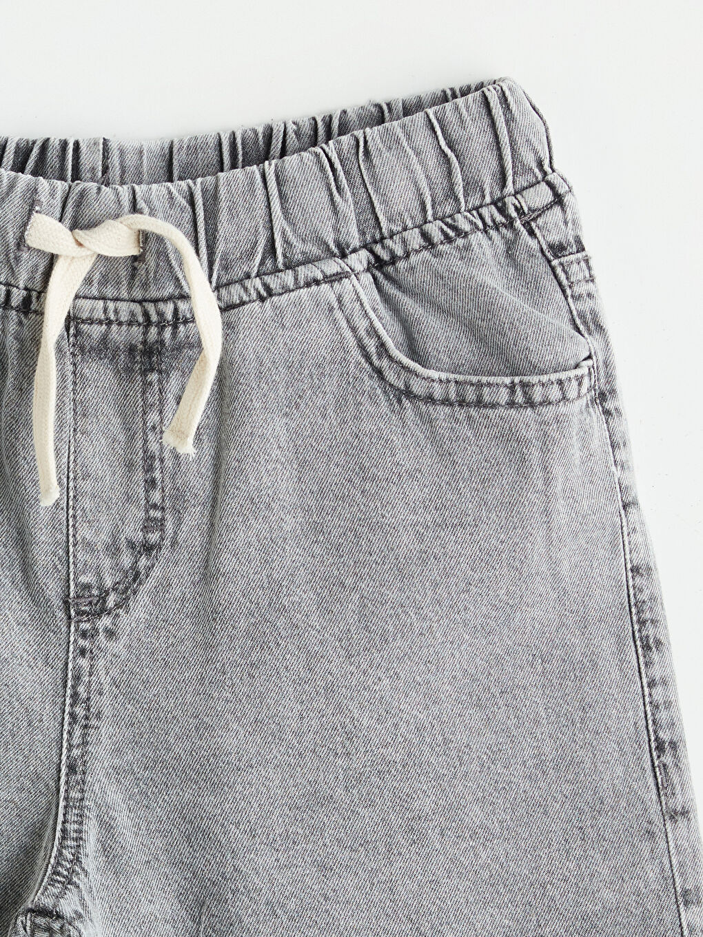 Boys' Elastic Waist Denim Shorts -S5BE93Z4-GRD