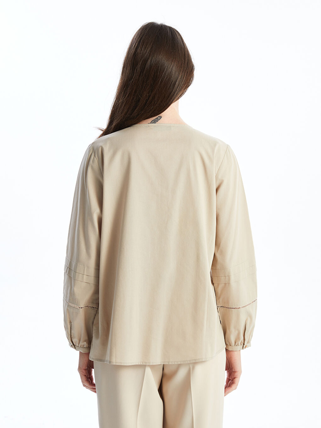 Regular Fit Embroidered Women's Shirt -S5BF11Z8-CWP