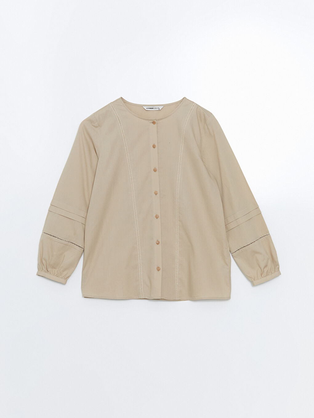 Regular Fit Embroidered Women's Shirt -S5BF11Z8-CWP