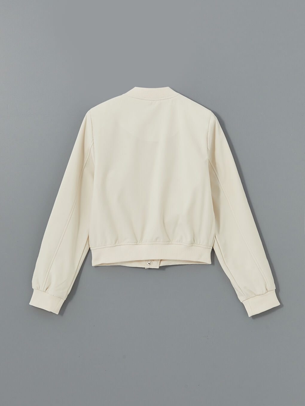 College Collar Crop Women's Jacket -S5BF22Z8-VZD