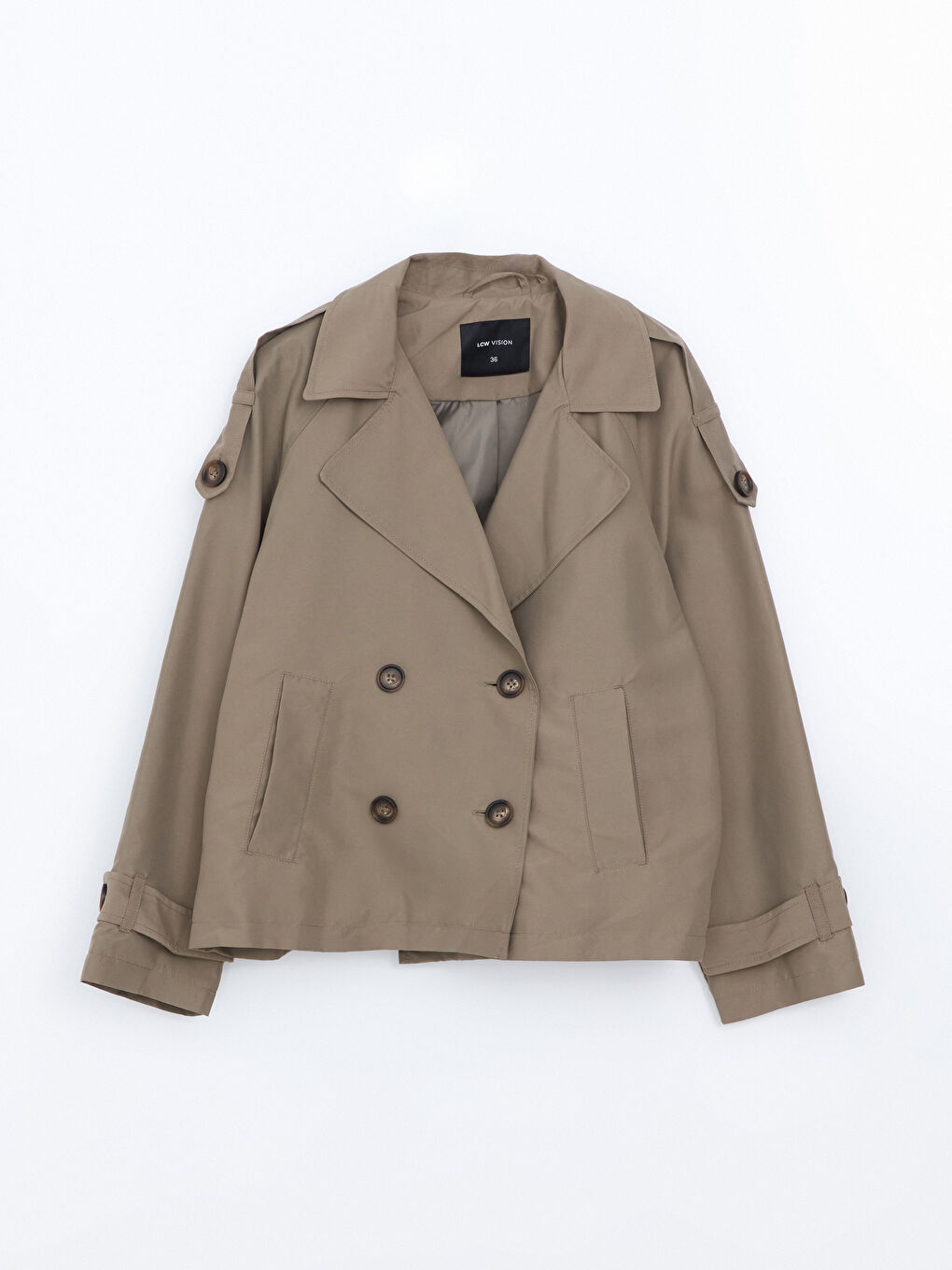 Jacket Collar Oversize Women's Trench Coat -S5BF23Z8-VF3