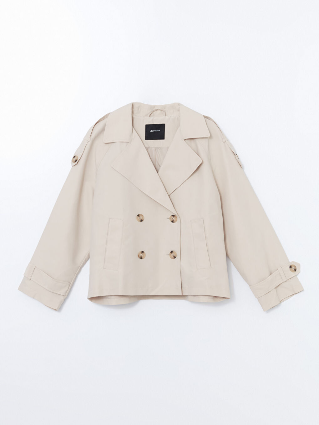 Jacket Collar Oversize Women's Trench Coat -S5BF23Z8-VZD