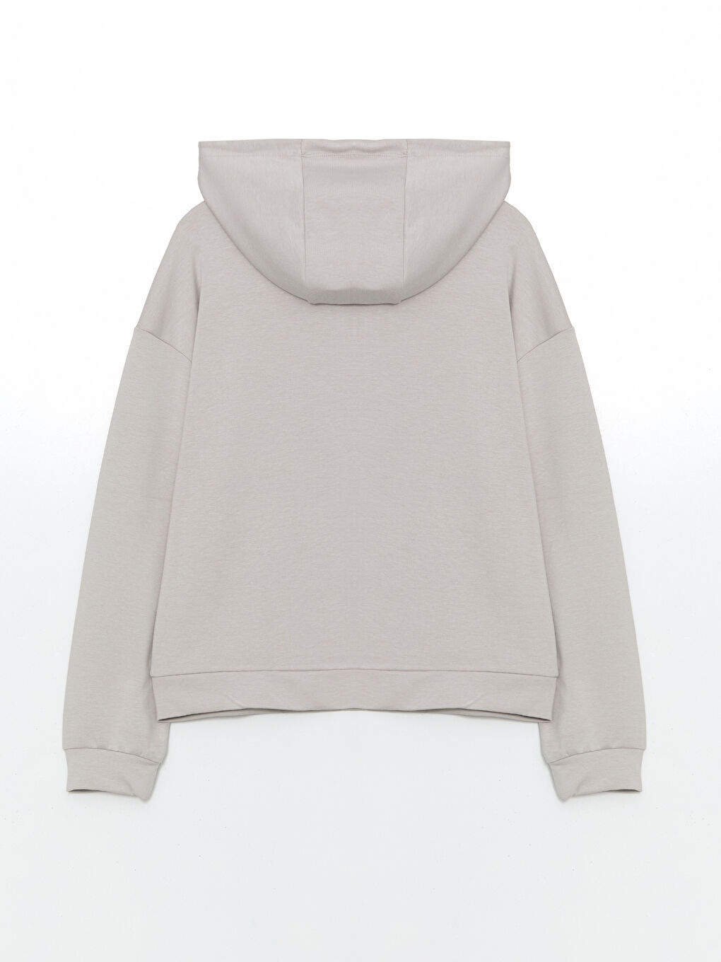 LCW Vision Gri Loose Fit Kadın Hoodie - 5