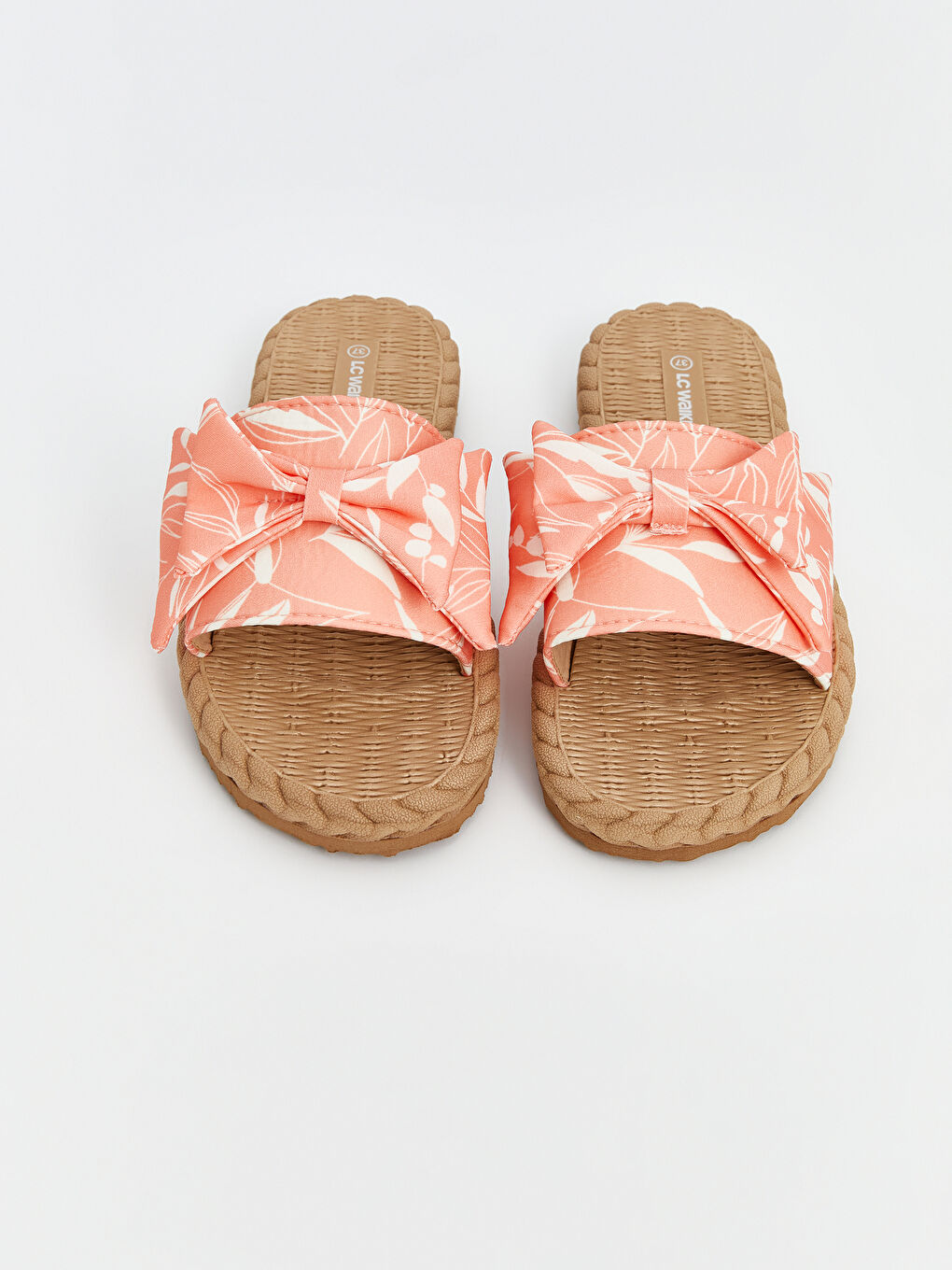 Bow Patterned Women's Slippers -S5BF80Z8-M0T
