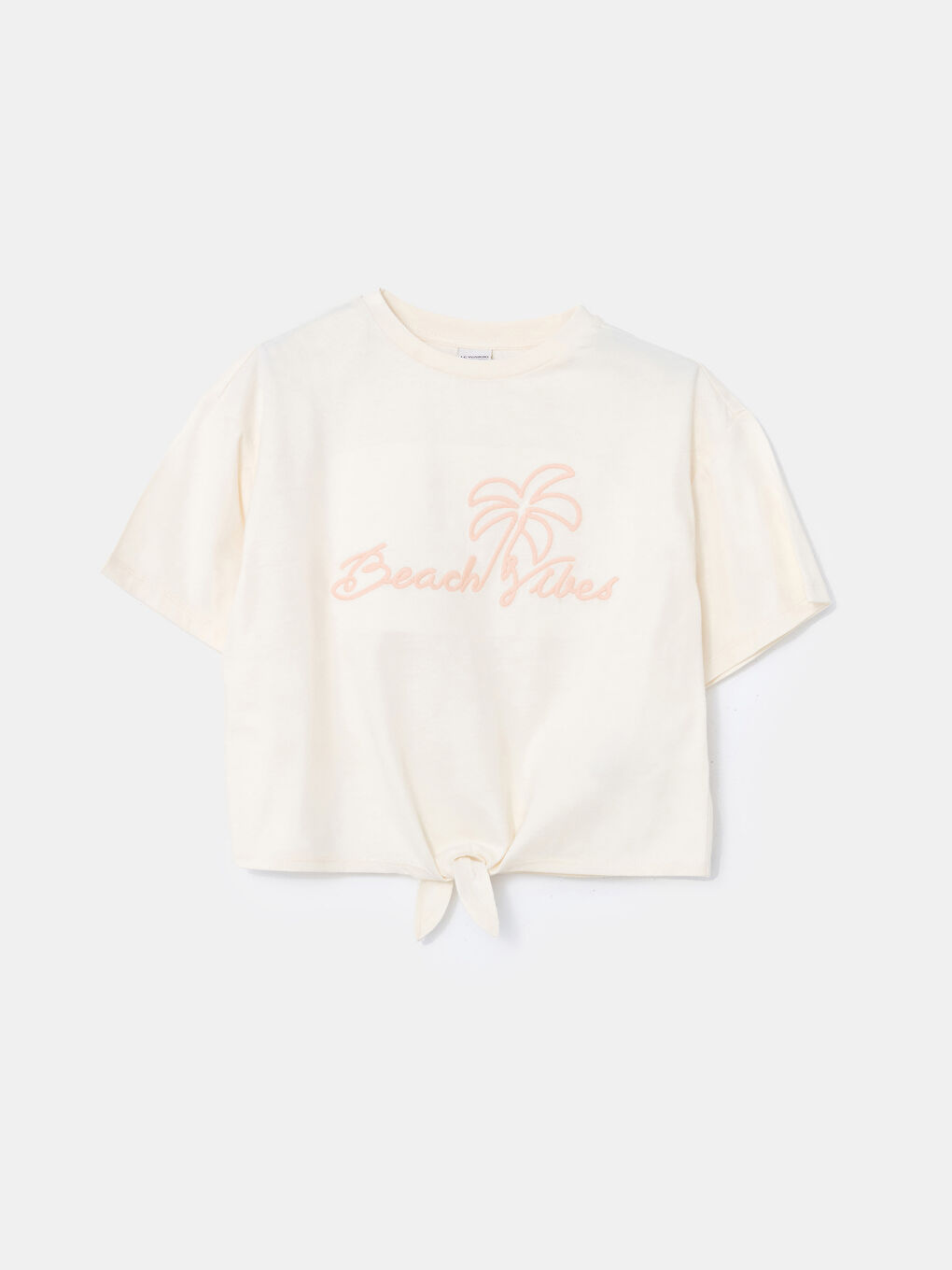 Beach Vibes Printed Girls' T-Shirt and Sweatpants 2 Pack Set -S5BG03Z4-FRC