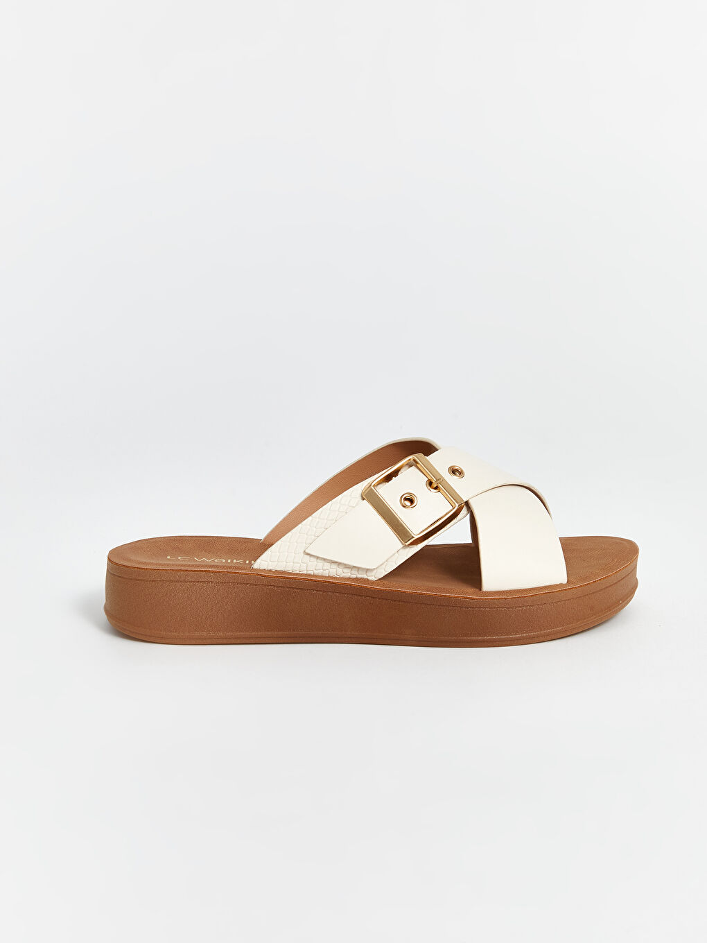 LC Waikiki Cross-Strap Women's Slippers -S5BG40Z8-J5E