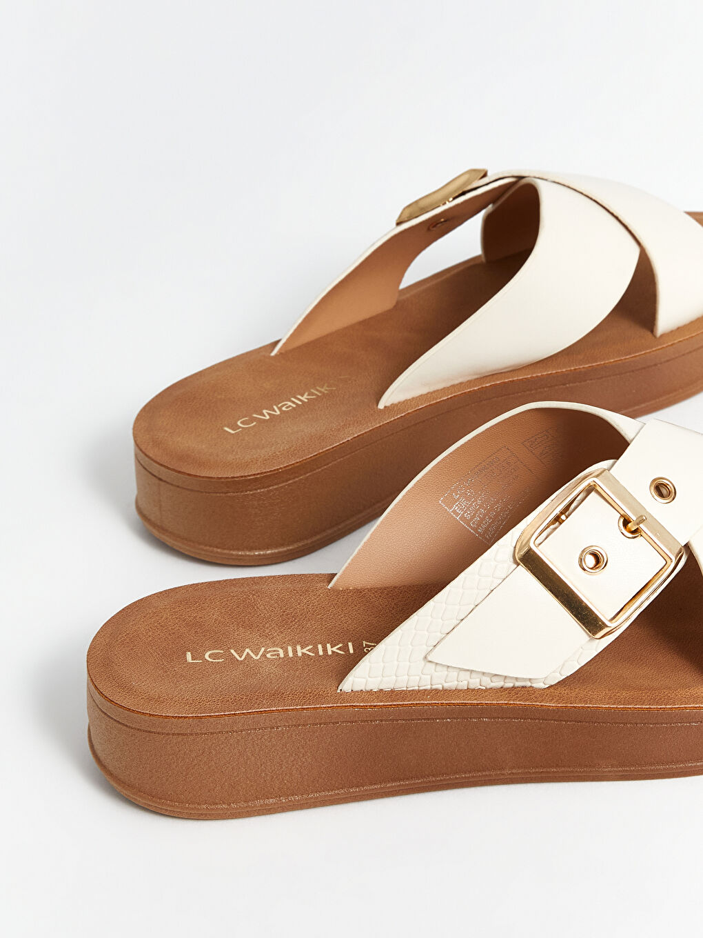 LC Waikiki Cross-Strap Women's Slippers -S5BG40Z8-J5E