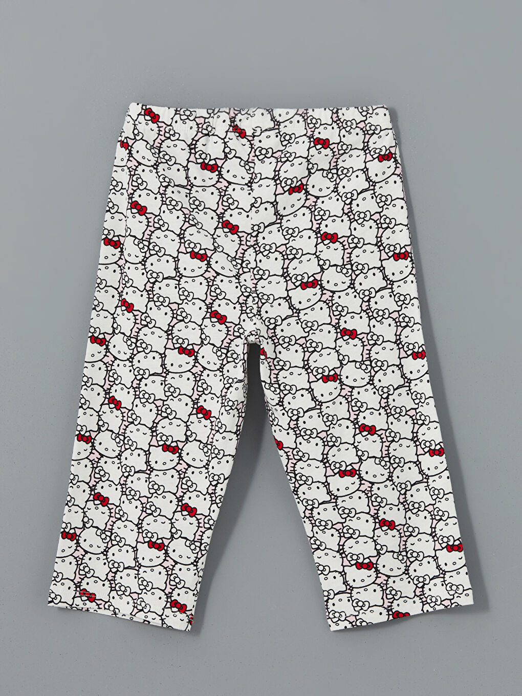 Pembe Hello Kitty Baskılı Kız Çocuk Pijama Altı-1