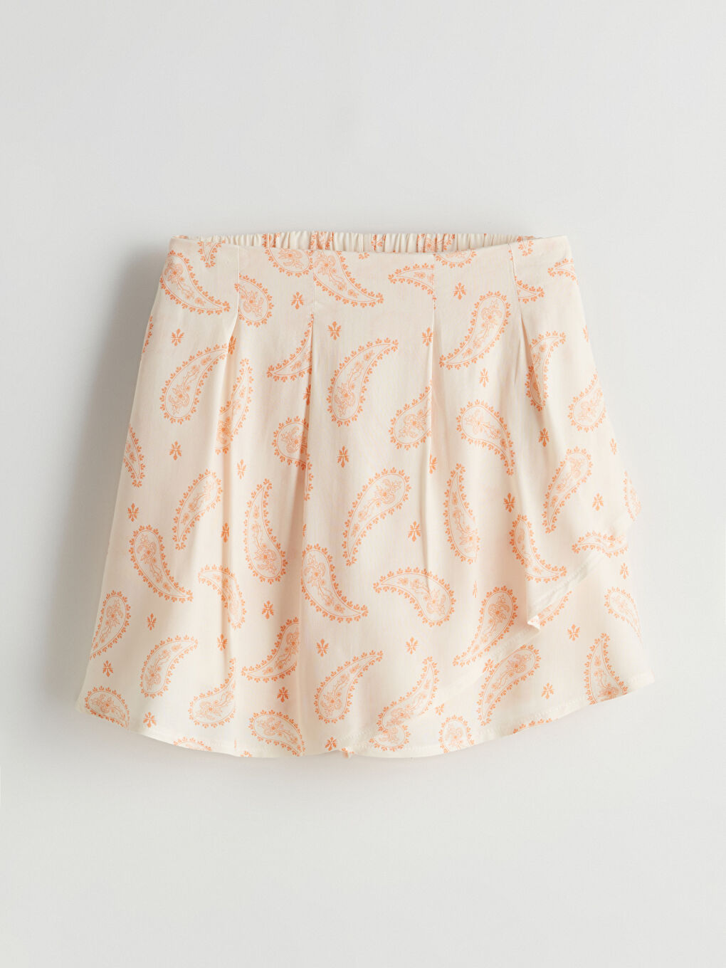 Elastic Waist Girl Short Skirt -S5BG89Z4-LQB