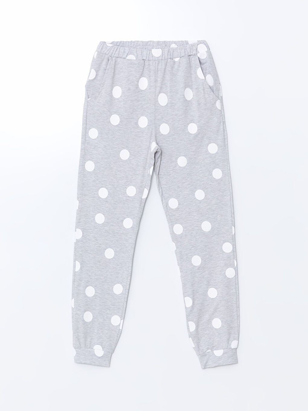 ელასტიური წელი კოპლებიანი ქალებისთვის პიჟამა ქვედაბოლო-4