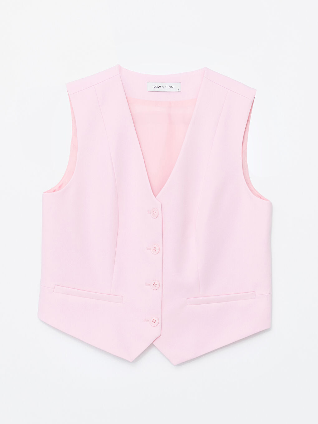 V Neck Women's Classic Waistcoat -S5BG95Z8-DMQ