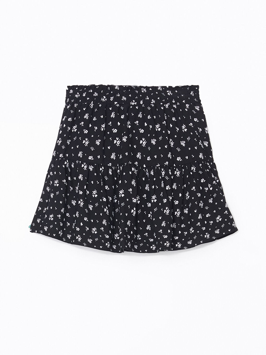 Floral Girl's Short Skirt with Elastic Waist -S5BH30Z4-LQJ