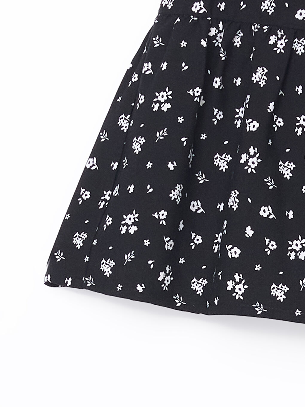 Floral Girl's Short Skirt with Elastic Waist -S5BH30Z4-LQJ
