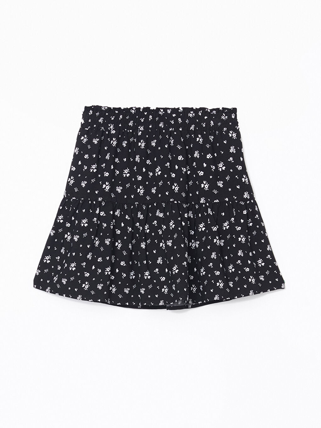 Floral Girl's Short Skirt with Elastic Waist -S5BH30Z4-LQJ
