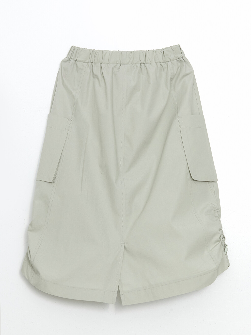 Girls' Cargo Skirt With Elastic Waist-1